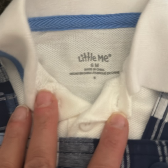 Little Me Baby overalls.  6mos - Picture 2 of 8